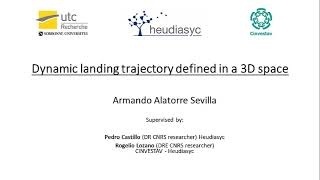 Dynamic landing trajectory defined in a 3D space [upl. by Carbo]