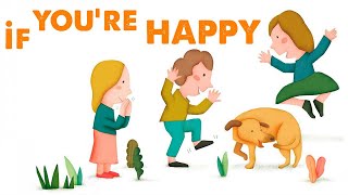 STEVE WARING  IF YOURE HAPPY  comptine en anglais pour enfant [upl. by Oznol]