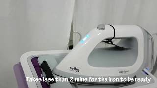 Review Braun CareStyle 5 Steam Generator Iron IS 5043 [upl. by Ecined]