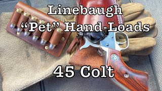 John Linebaugh 45 Colt Pet Loads from Ruger Blackhawk [upl. by Libbi]