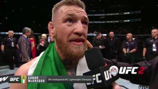 UFC 205 Conor McGregor Octagon Interview [upl. by Krishnah392]