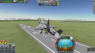 Kerbal Space Program Enhanced helicopter landing test [upl. by Nitnerb6]