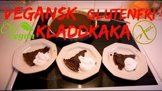 VEGANSK GLUTENFRI KLADDKAKA [upl. by Annuhsal563]