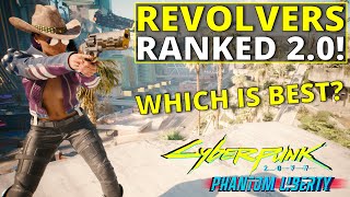 All Revolvers Ranked Worst to Best in Cyberpunk 2077 20 [upl. by Alaj]