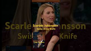 Scarlett Johansson ON CRAIG FERGUSON comedy [upl. by Enylhsa46]