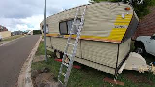 Fitting Solar Panels to a Caravan using Rails  Prattline Low Tow [upl. by Yelrah]