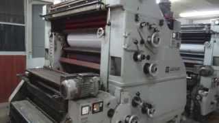 Roland Rekord RVK 3B 4 Renk 4 Colors 70x100 Printing machine Ofset Baskı Makinesi [upl. by Elleniad895]