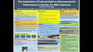 The Implications of external debt on macroeconomic performance in Zambia An ARDL approach [upl. by Eanram]