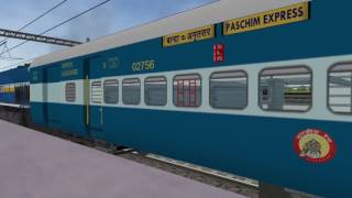 MSTS IR Indian Railways  IX  WDP4B bound Saraighat Express [upl. by Evin997]