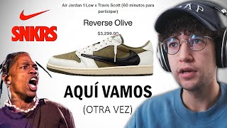 🔴 Intenté COMPRAR los Jordan 1 Low Travis Scott Reverse Olive [upl. by Albina]