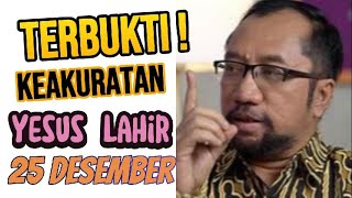 BUKTI AKURATNYA TANGGAL LAHIR YESUS  area inspirasi kristeb faktaisrael dr bambang noorsena [upl. by Kammerer475]