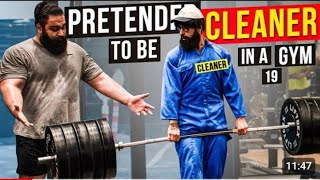 Elite Powerlifter Pretended to be a CLEANER  Anatoly GYM PRANK 19 [upl. by Eelloh]