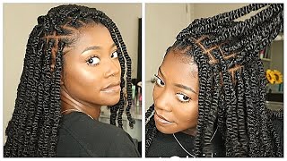 Spring Twists Ft Outre Xpression Springy Afro Twist  Keke J [upl. by Gerty]