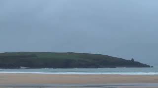 Harlyn Bay Start the Week Surf Report at 730 am on Monday 5th February 2024 [upl. by Ahsenrad]