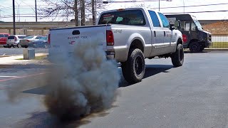 Top 5 Diesel Engine Mods To Roll More Coal 73 L Powerstroke F250 Diesel [upl. by Nohsreg]