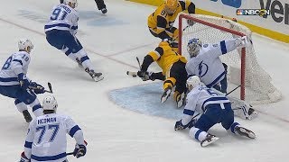 Phil Kessel scores from below the goal line [upl. by Ellenod]