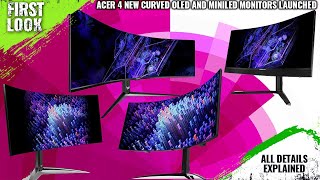 Acer Predator Z57 Predator X34 V3 Predator X39 And Predator X34 X OLED amp MiniLED Monitors Launched [upl. by Kurland]