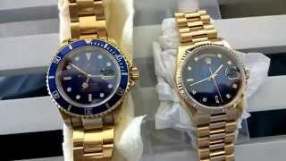 My friend buys a Rolex DayDate with Diamonds 18238 President [upl. by Nahij]