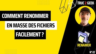 💛 quotComment renommer en masse des fichiers facilement quot 🗃️😉 [upl. by Epperson]