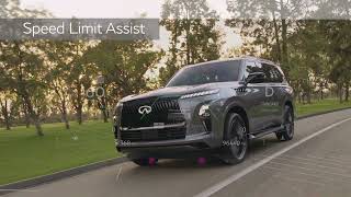 2025 INFINITI QX80  ProPILOT Assist Systems [upl. by Annerb]