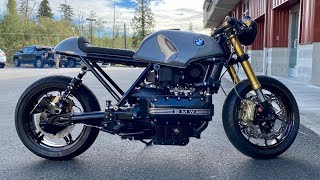 BMW K100 Cafe Racer Build  Full Timelapse [upl. by Elleoj]