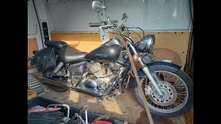 2000 Yamaha XVS DragStar 125 Revival Part 1  Disassembly [upl. by Popele]