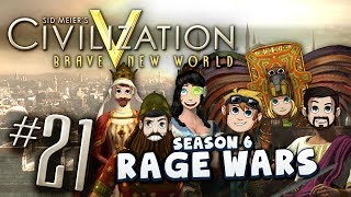 Civ 5 Rage Wars 21  The Toughest Cookie [upl. by Nnarefinnej719]