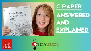 C paper Grade 5 2023  ABRSM  ANSWERED AND EXPLAINED [upl. by Hudson]