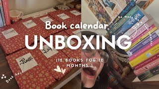 Unboxing my book calendar 🌷📖📚 12 books for 12 months  Random book rants 💭BOOK HAUL INDIA🌻 [upl. by Eizzil]