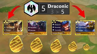 5 Draconic Cashout⭐⭐⭐   TFT SET 55 [upl. by Fasano]