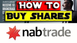 How To Buy Shares On NABTrade Step By Step Tutorial [upl. by Senecal877]