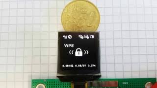 128x128 112quot PM OLED WHITE  SH1107  Interface SPI  I²C  I80  M68 [upl. by Semmes]