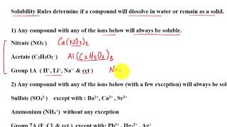 Easy Ways to Memorize Solubility Rules [upl. by Hoang]