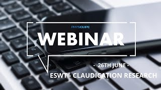 Webinar Series  EWST  Claudication Research  26th June [upl. by Llerroj27]