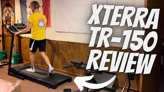 Xterra TR150 Folding Treadmill Unboxing Review amp Initial Thoughts Amazon Treadmills [upl. by Llij]