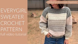 How to Crochet the Everygirl Sweater [upl. by Girardi407]