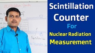 Scintillation Counter for Nuclear radiation detection and Measurement in Hindi [upl. by Elocin899]