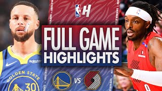 Golden State Warriors vs Portland Trail Blazers  Full Game Highlights  October 23 2024 NBA Season [upl. by Anwad691]