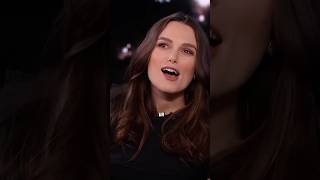 Keira Knightley TALKING ABOUT HER NAME shorts jimmykimmel [upl. by Stag298]