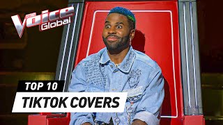 The BEST TIKTOK Songs Covers on The Voice [upl. by Ydak]