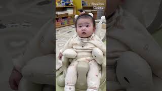 DeeDeeChocoDay 200Adorable Baby Girl in Bumbo Seat 🧸 [upl. by Munson]