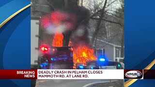 Fatal crash in Pelham shuts down Mammoth Road [upl. by Selrahc987]