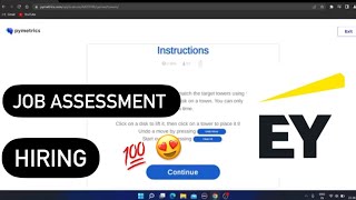 EY job interview assessment exam preparation pymetrics Ernst amp Young GDS India hiring [upl. by Alleoj]