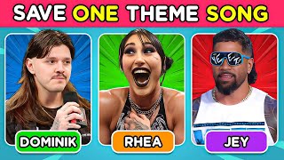 SAVE ONE DROP THE OTHERS 🎵 Male Vs Female Theme Song Challenge 🎧😱🔥 [upl. by Adaiha]