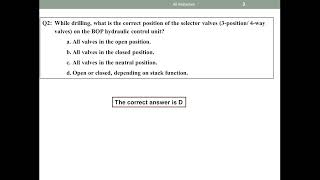 WELL CONTROL EQUIPMENTS 3 Position 4 way valve Excercises 21الحلقة الواحد والعشرون [upl. by Africa]