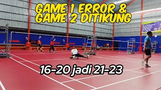 Ketika banyak error dan poin ditikung tajam  Nice sound racket badminton [upl. by Asselam]