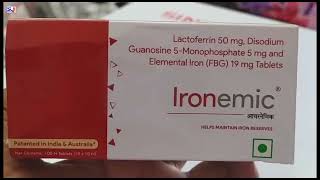 Ironemic Tablet  Ironemic Tablet Uses Side effects benefits dosage Review in Hindi  Ironemic Tab [upl. by Saraann]