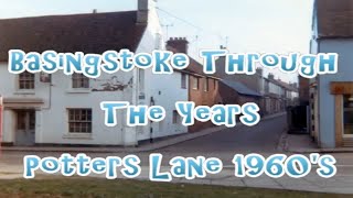 Basingstoke  Potters Lane 1960s  Shops and Demolition [upl. by Arammat]