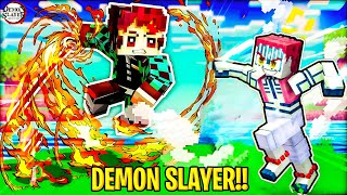 Demon Slayer MOST EPIC Mod for Minecraft PE 🔥  Sam 95 [upl. by Akcired675]