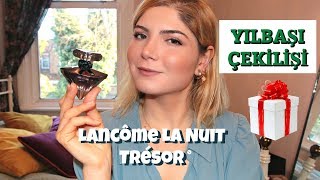 LANCÔME LA NUIT TRÉSOR PARFÜMÜ amp ÇEKİLİŞ 🎁  Deniz Kömürcü [upl. by Tireb]